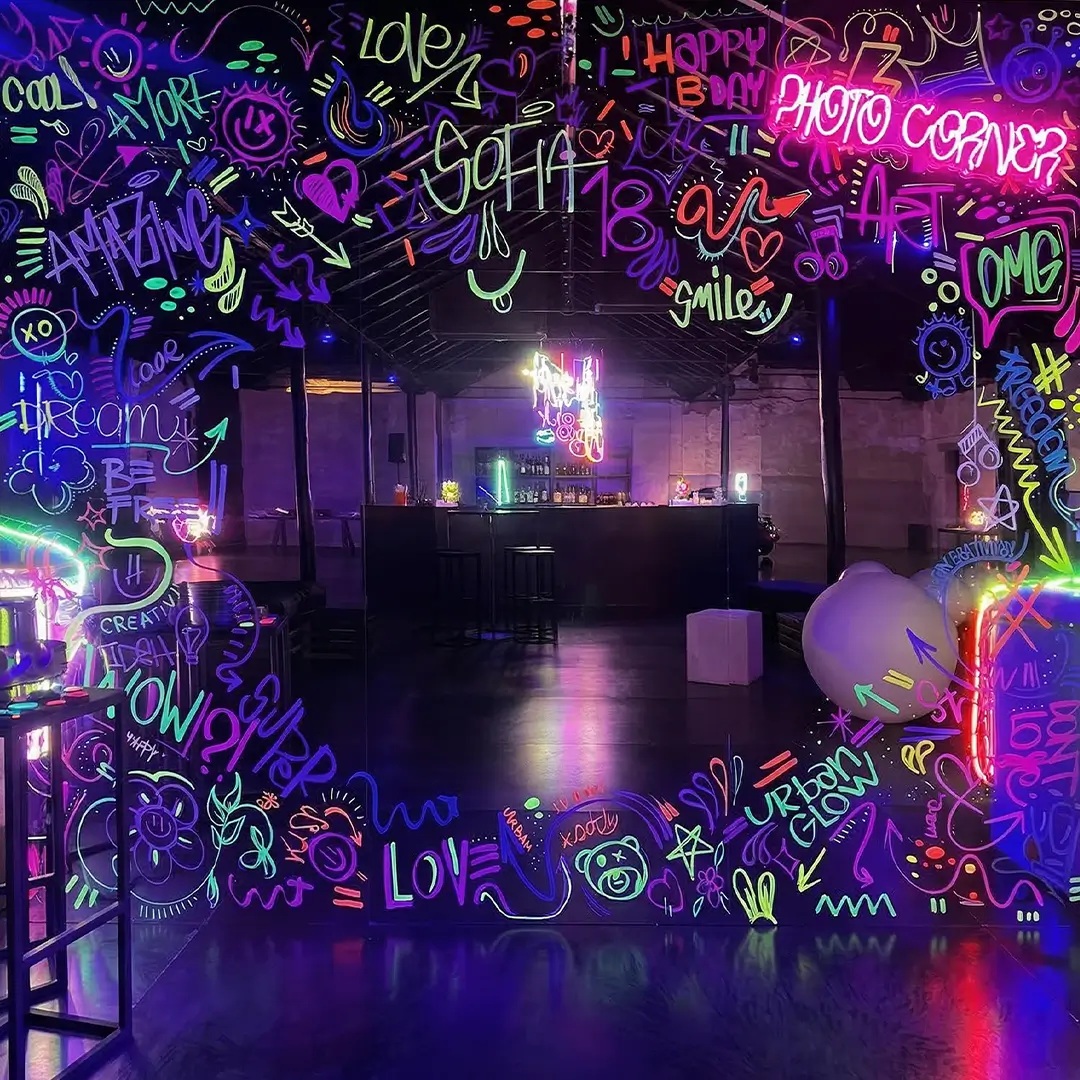 Fluo party - zero studio_carosello1